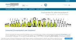 Desktop Screenshot of profi-drucksprueher.de