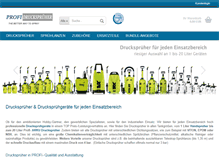 Tablet Screenshot of profi-drucksprueher.de